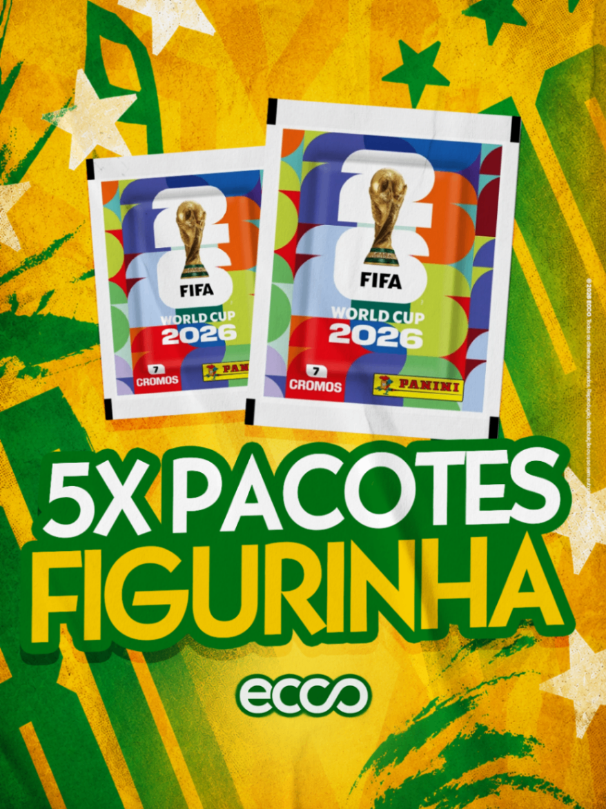 5x Pacotes de Figurinha