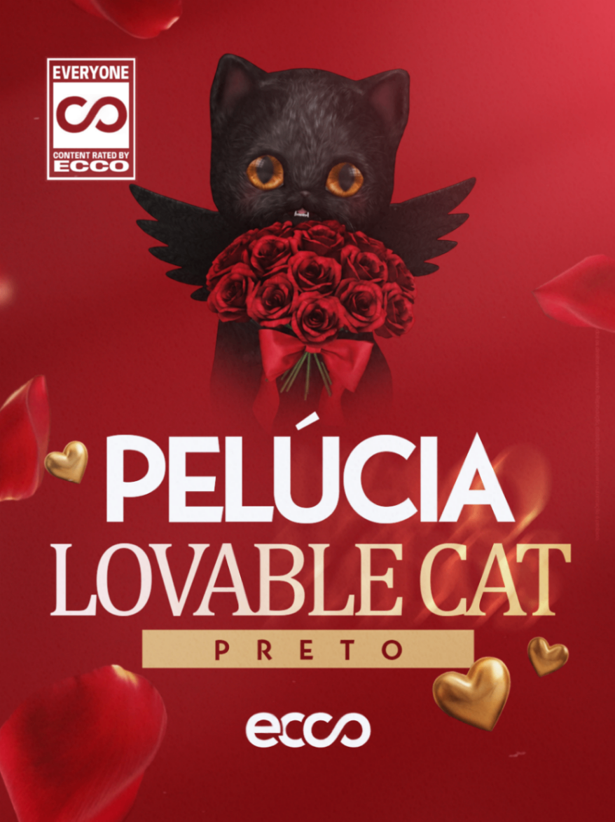 Lovable Cat Preto