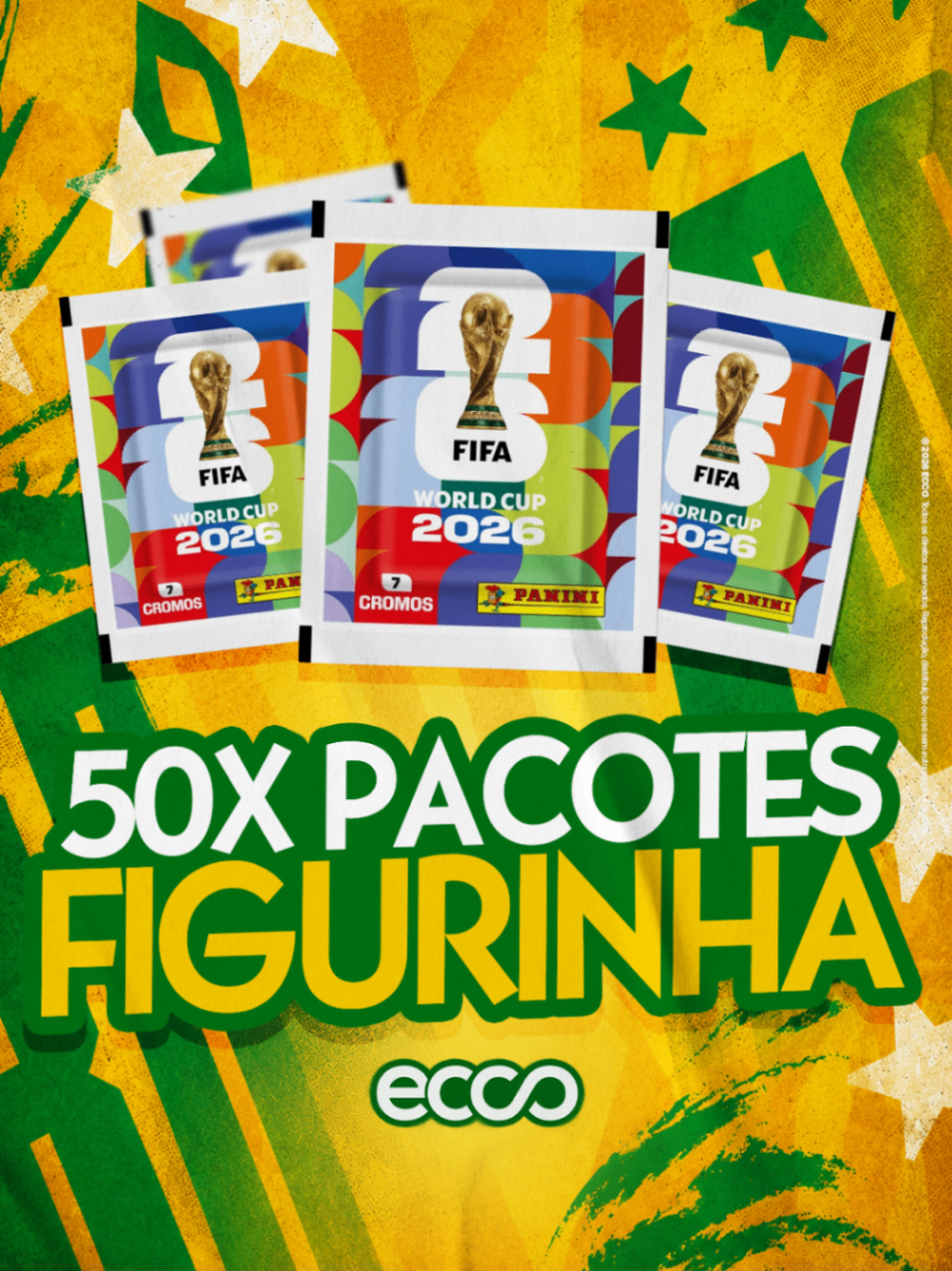 50x Pacotes de Figurinha