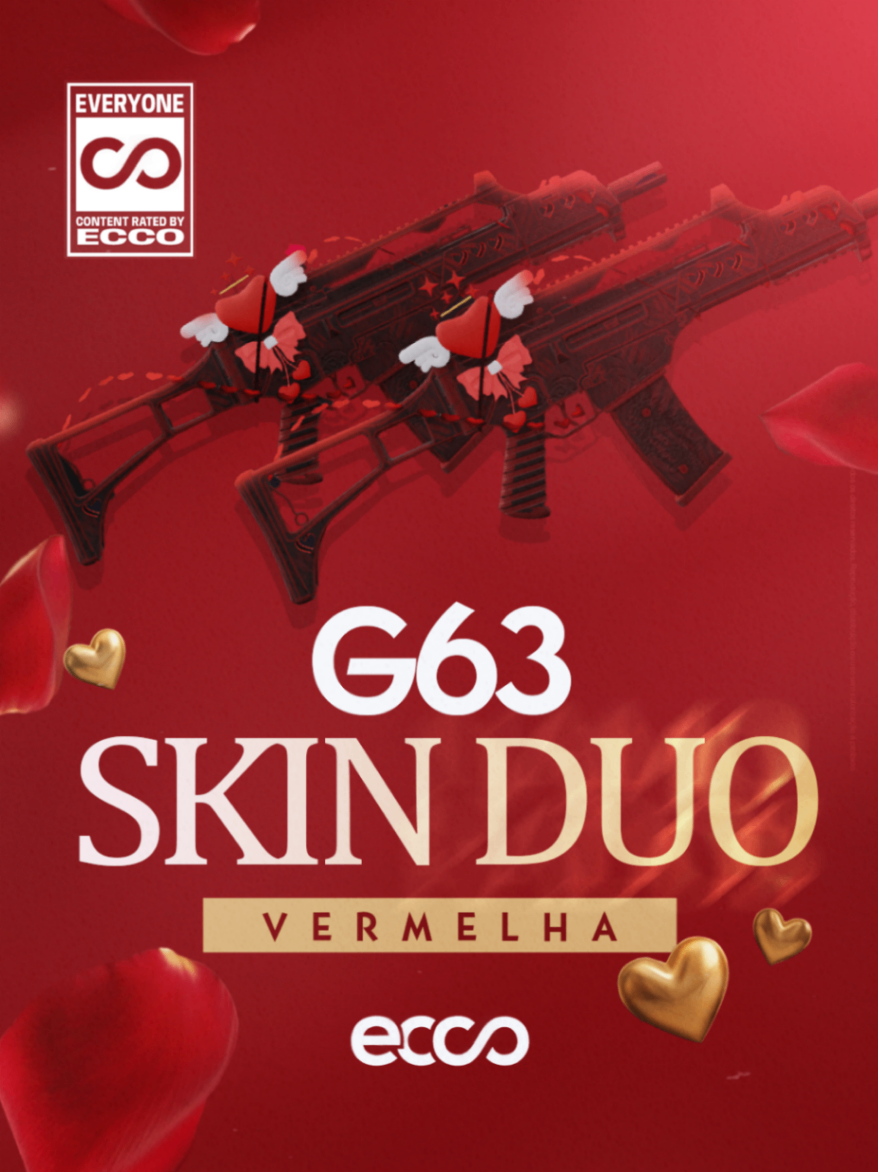 Combo G63 Skin Duo Vermelha (ILEGAL/POLICIA)